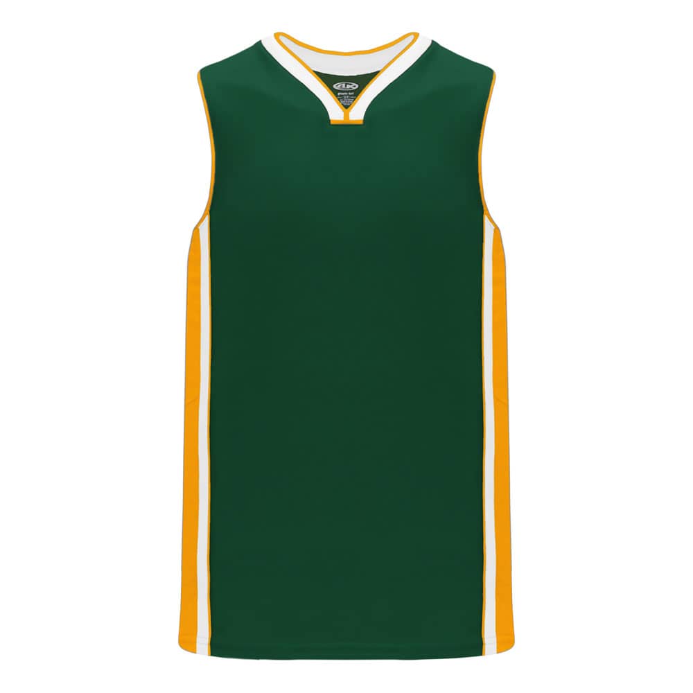 Pro B1715 Basketball Jersey Green-Gold-White