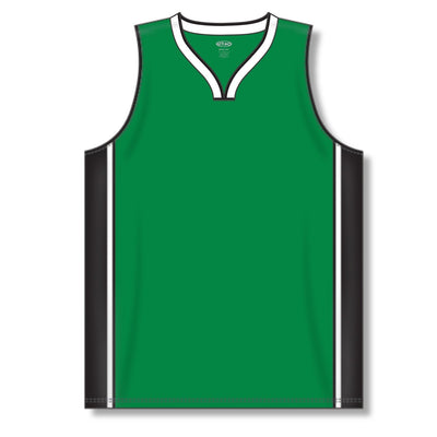 Dry-Flex Pro Style Basketball Jersey-Kelly-Black-White