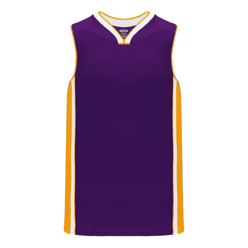 Pro B1715 Basketball Jersey Purple-Gold-White