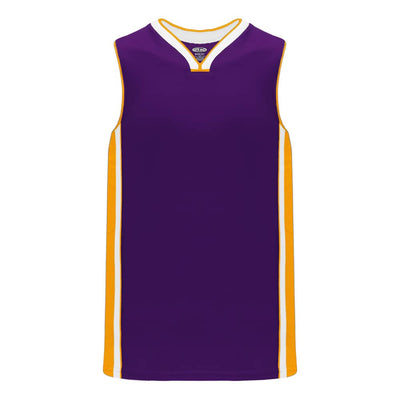 Pro B1715 Basketball Jersey Purple-Gold-White