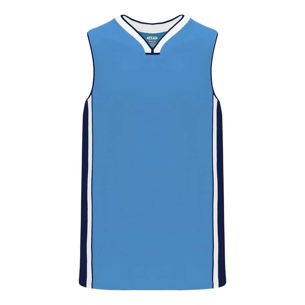 Pro B1715 Basketball Jersey Sky Blue-Navy-White