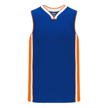 Load image into Gallery viewer, Pro B1715 Basketball Jersey Royal-Orange-White
