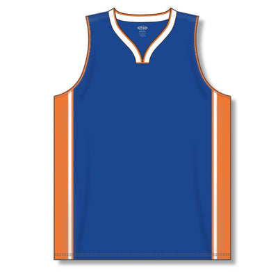 Dry-Flex Pro Style Basketball Jersey-Royal-Orange-White