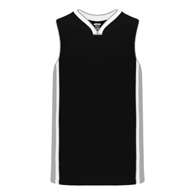 Pro B1715 Basketball Jersey Black-Grey-White