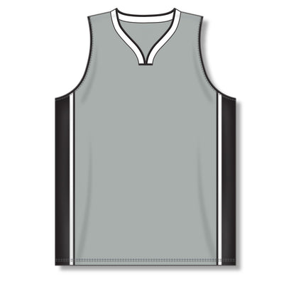 Dry-Flex Pro Style Basketball Jersey-Grey-Black-White