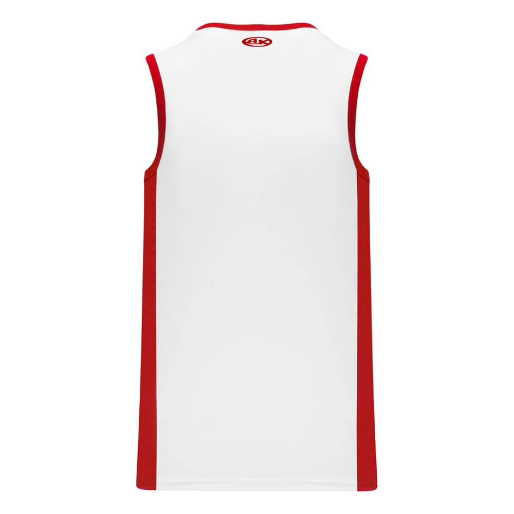 Pro B2115 Basketball Jersey White-Red