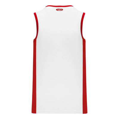 Pro B2115 Basketball Jersey White-Red