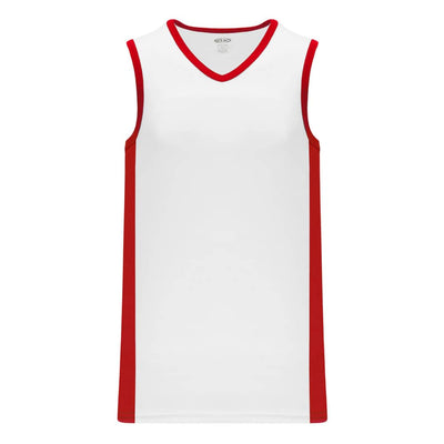 Pro B2115 Basketball Jersey White-Red