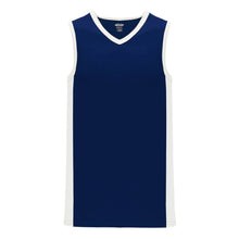 Load image into Gallery viewer, Pro B2115 Basketball Jersey Navy-White
