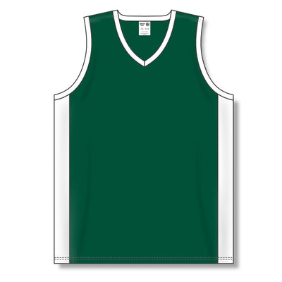 V-Neck Dryflex Dk Green Basketball Jersey