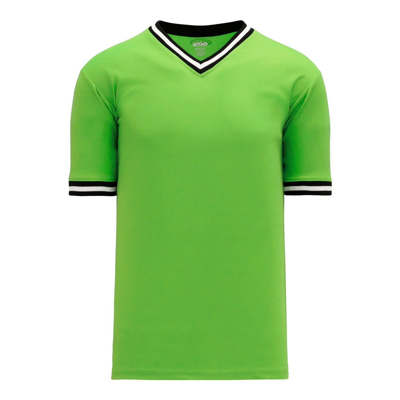 Retro V-Neck Dry Flex Pullover Lime-Black Jersey