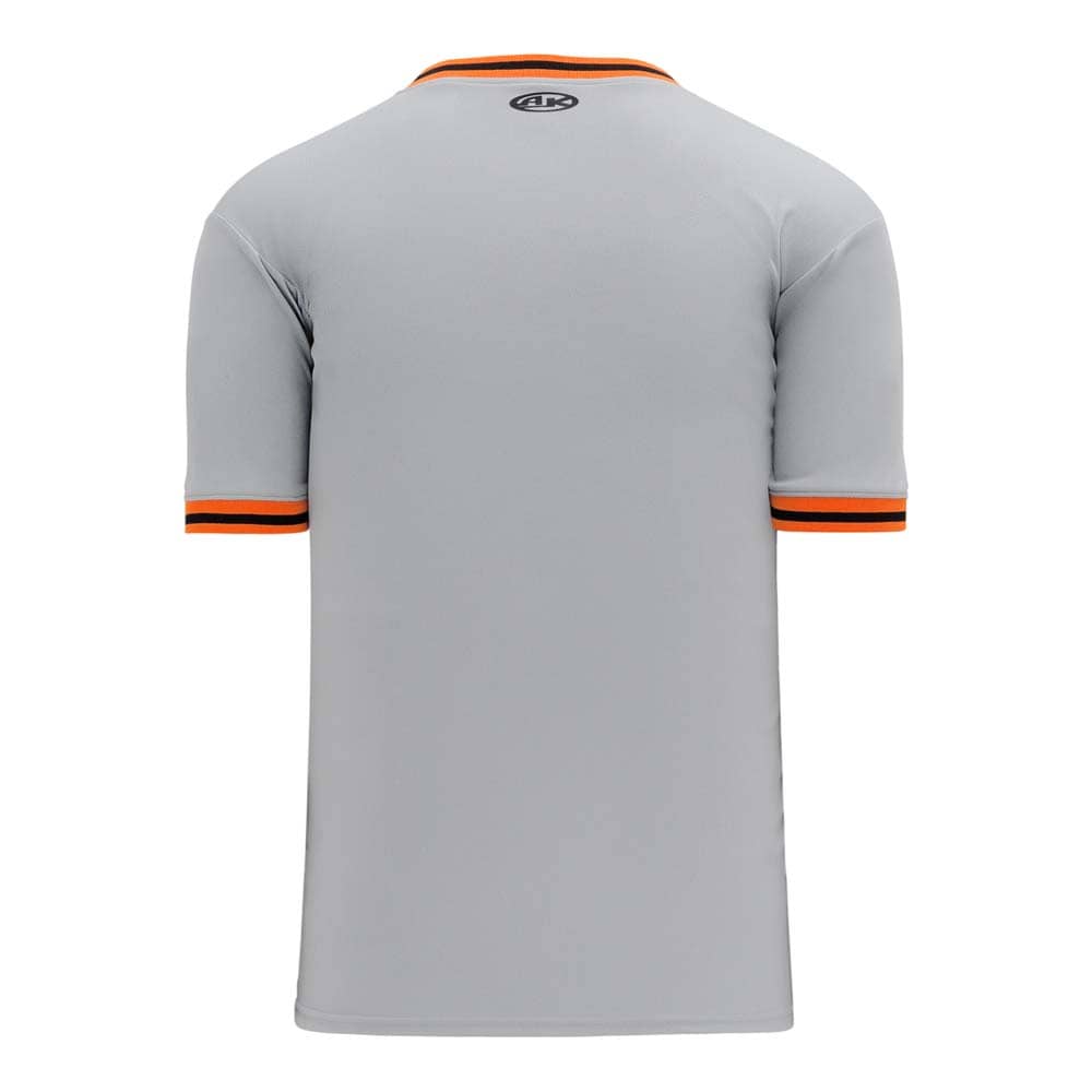 Retro V-Neck Dry Flex Pullover Grey-Orange Jersey