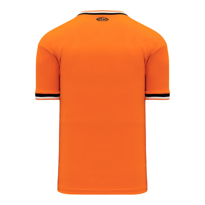 Retro V-Neck Dry Flex Pullover Orange-Black Jersey