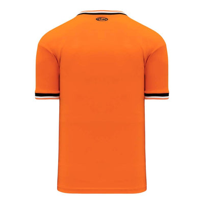 Retro V-Neck Dry Flex Pullover Orange-Black Jersey