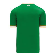 Load image into Gallery viewer, Retro V-Neck Dry Flex Pullover Kelly Green-Gold Jersey
