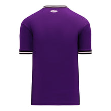 Load image into Gallery viewer, Retro V-Neck Dry Flex Pullover Purple-Black Jersey
