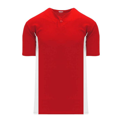 1-Button Dryflex Red-White Jersey