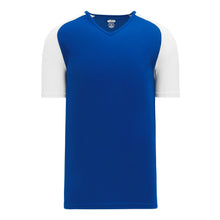 Load image into Gallery viewer, Dryflex V-Neck Pullover Royal-White Jersey
