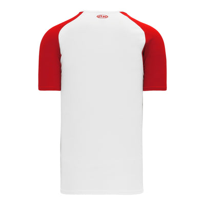 Dryflex V-Neck Pullover White-Red Jersey