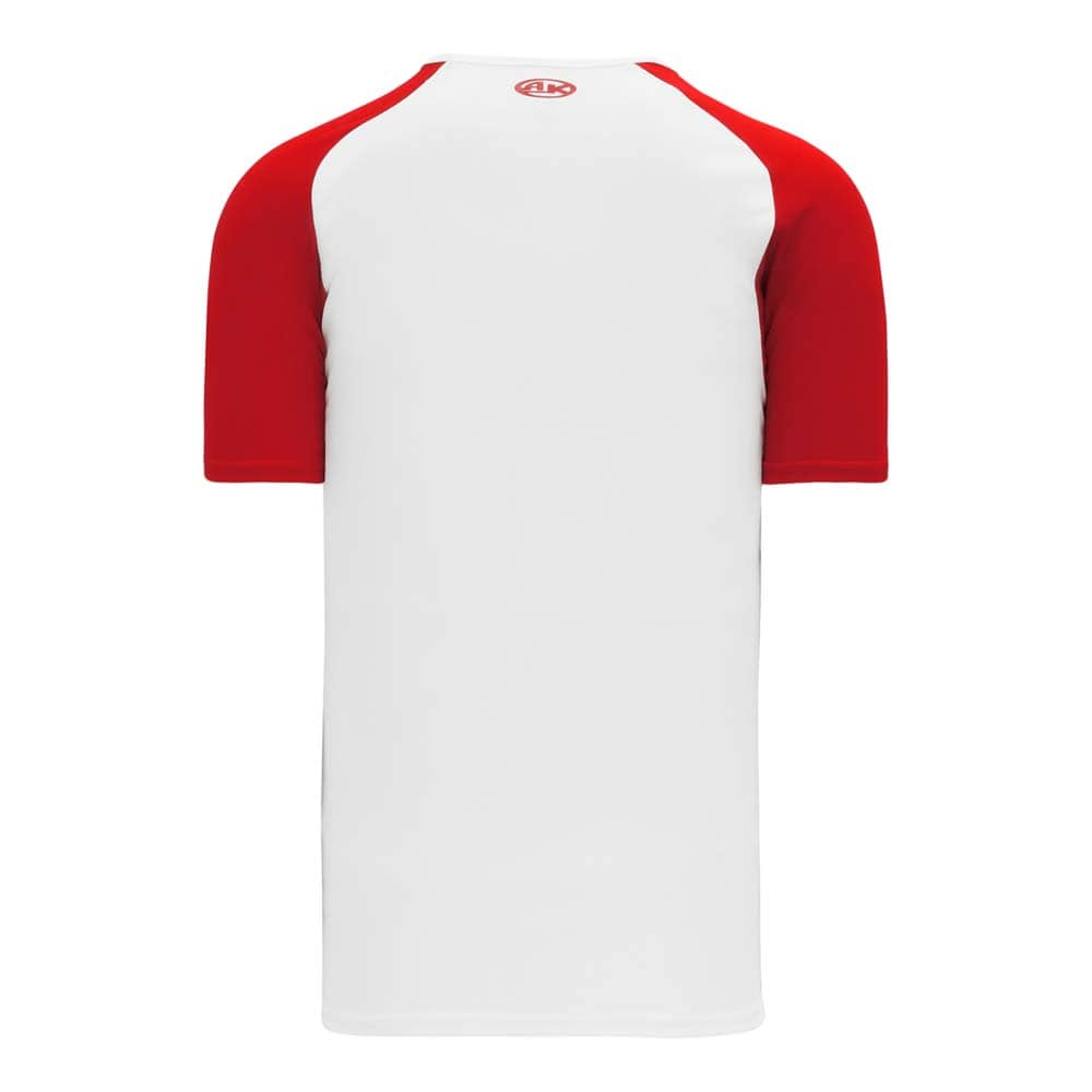 Dryflex V-Neck Pullover White-Red Jersey