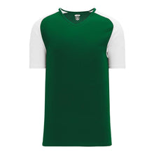 Load image into Gallery viewer, Dryflex V-Neck Pullover Forest-White Jersey
