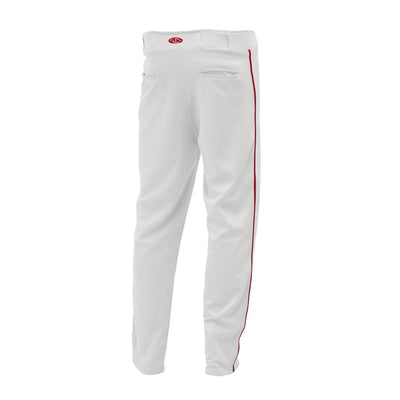 Prostar White and Red Piped Pant