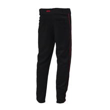 Load image into Gallery viewer, Prostar Black and Red Piped Pant
