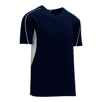 DryFlex Single Button Navy-White Jersey