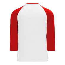 Load image into Gallery viewer, Classic 3-4 Sleeve Baseball White-Red Shirt
