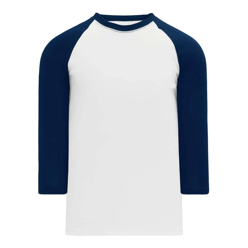 Classic 3-4 Sleeve Baseball White-Navy Shirt