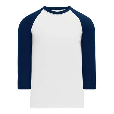 Classic 3-4 Sleeve Baseball White-Navy Shirt