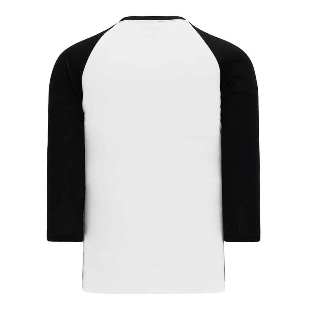 Classic 3-4 Sleeve Baseball White-Black Shirt