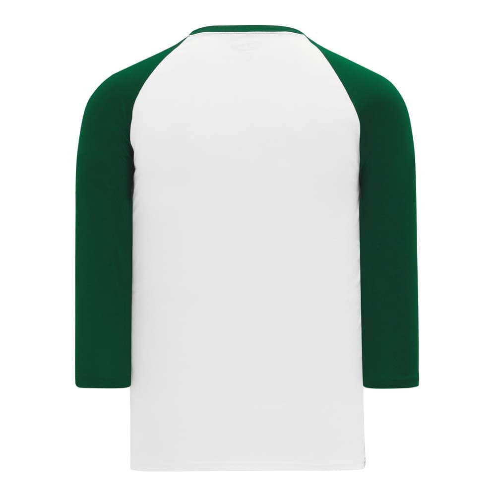 Classic 3-4 Sleeve Baseball White-Forest Shirt