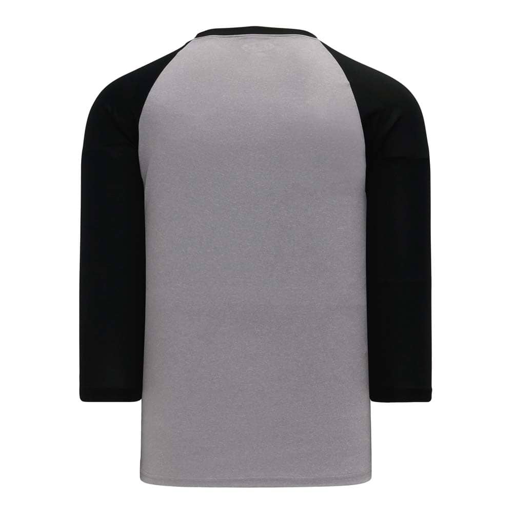 Classic 3-4 Sleeve Baseball Grey-Black Shirt