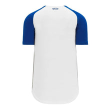 Load image into Gallery viewer, Two Colour Full Button Down White-Royal Jersey
