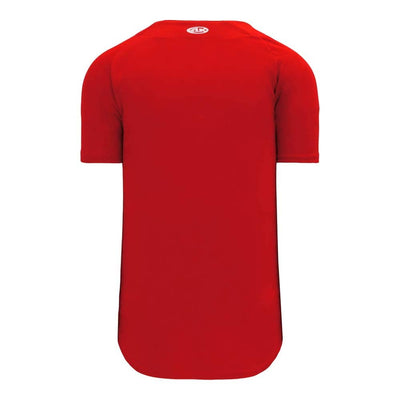 ProFlex Full Button Down Red Jersey