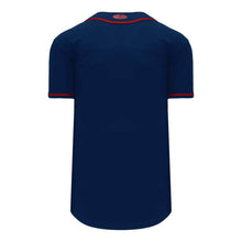 Load image into Gallery viewer, Pro Full Button Down Navy-Red Jersey
