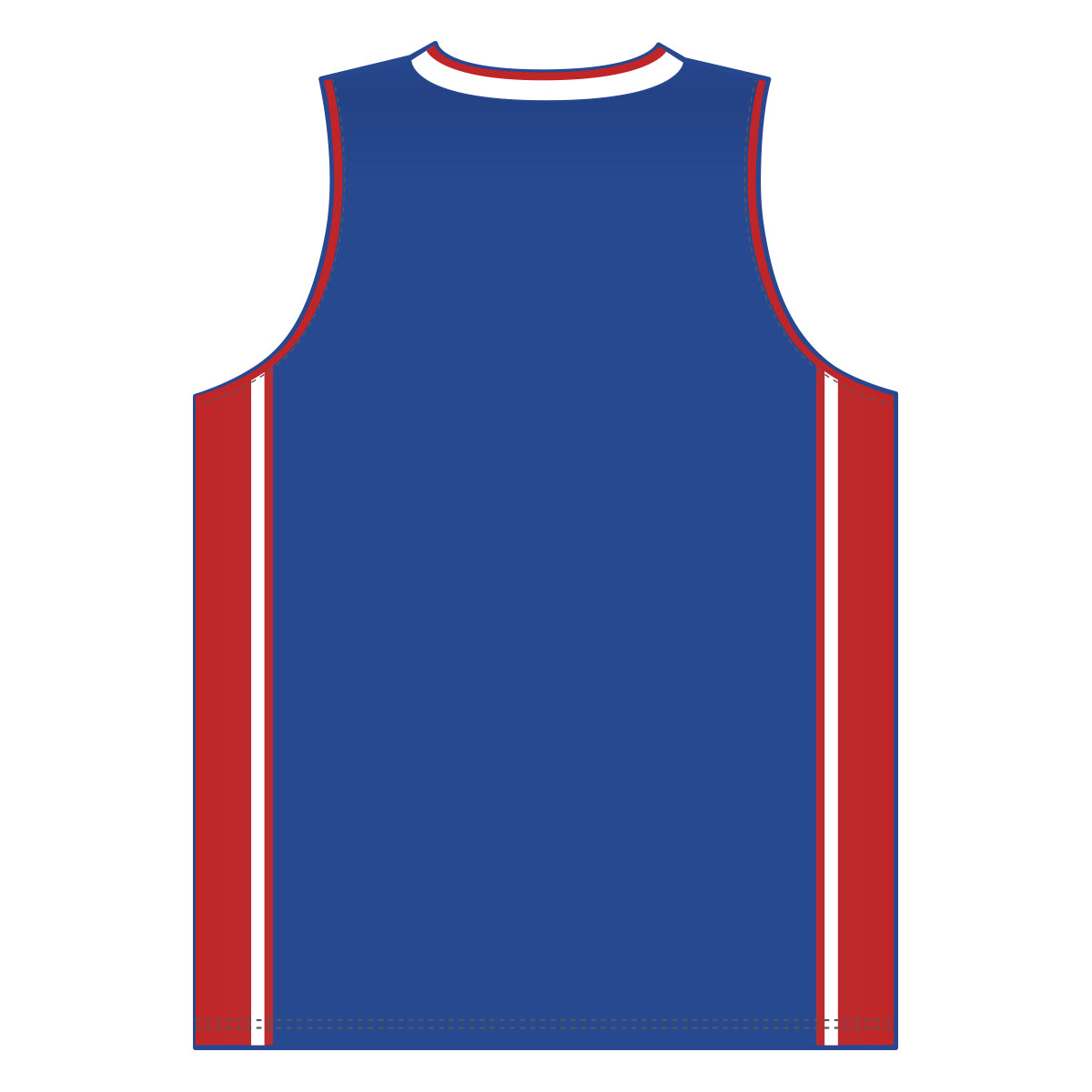 Dry-Flex Pro Style Basketball Jersey-Royal-Red-White