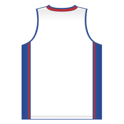 Dry-Flex Pro Style Basketball Jersey-White-Royal-Red