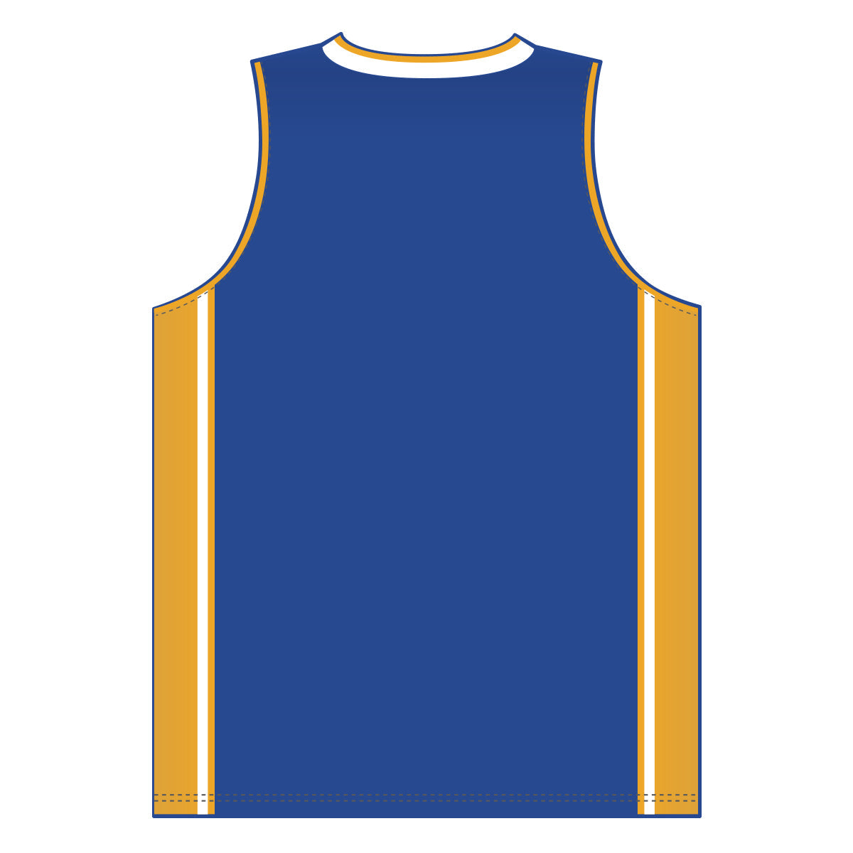 Dry-Flex Pro Style Basketball Jersey-Royal-Gold-White