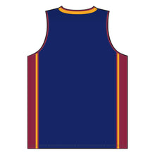 Load image into Gallery viewer, Dry-Flex Pro Style Basketball Jersey-Navy-Maroon-Gold
