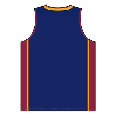 Dry-Flex Pro Style Basketball Jersey-Navy-Maroon-Gold