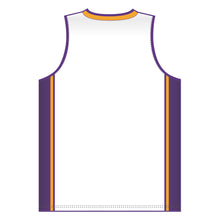 Load image into Gallery viewer, Dry-Flex Pro Style Basketball Jersey-White-Purple-Gold
