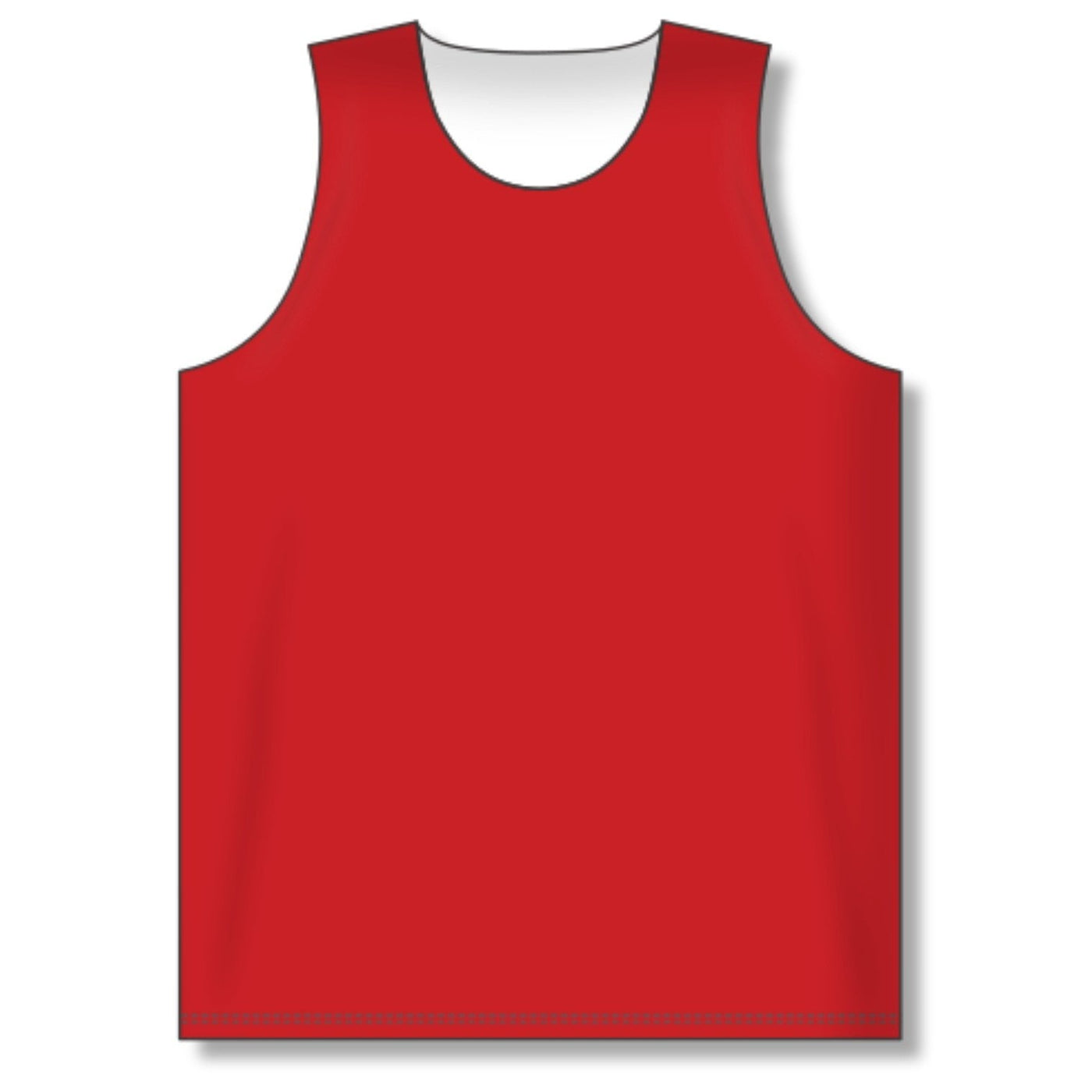 Reversible Dry- Flex Red Basketball Jersey