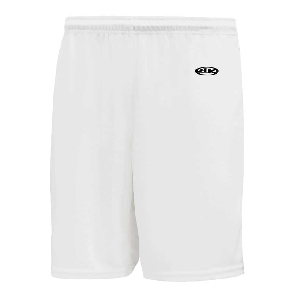 BS1300 White Basketball Shorts