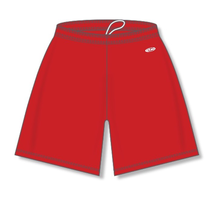 Solid Dry Flex Red Basketball Shorts