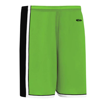 Pro BS1735 Basketball Shorts Lime Green-Black-White