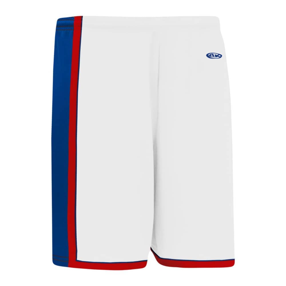 Pro BS1735 Basketball Shorts White-Royal-Red