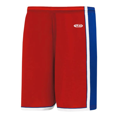 Pro BS1735 Basketball Shorts Red-Royal-White