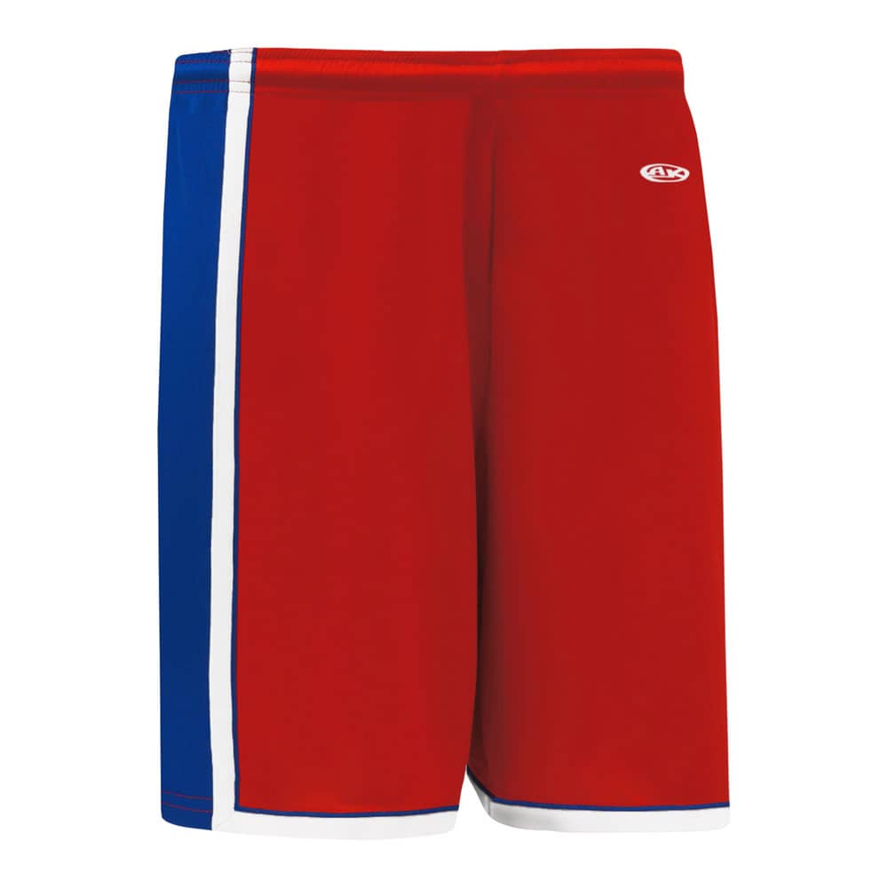 Pro BS1735 Basketball Shorts Red-Royal-White